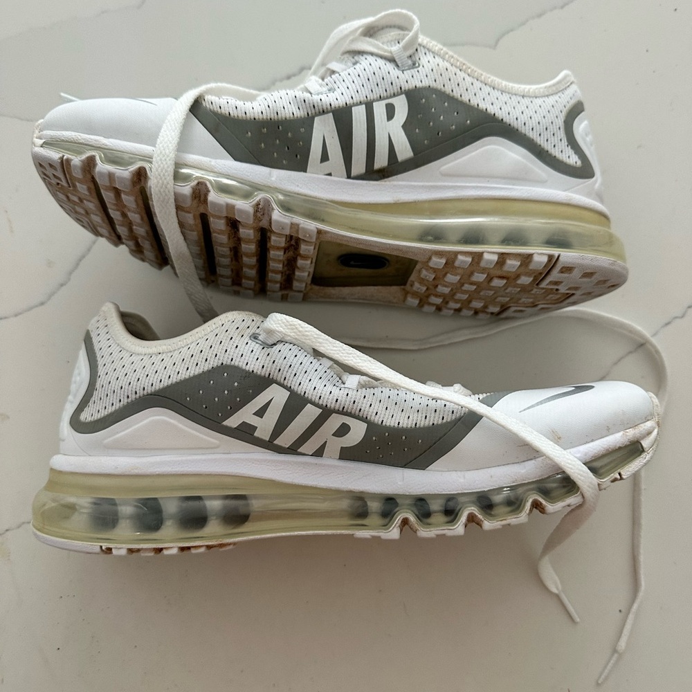 Nike White and Gray Sneakers